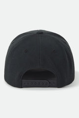 Unisex Wheeler Snapback in Black