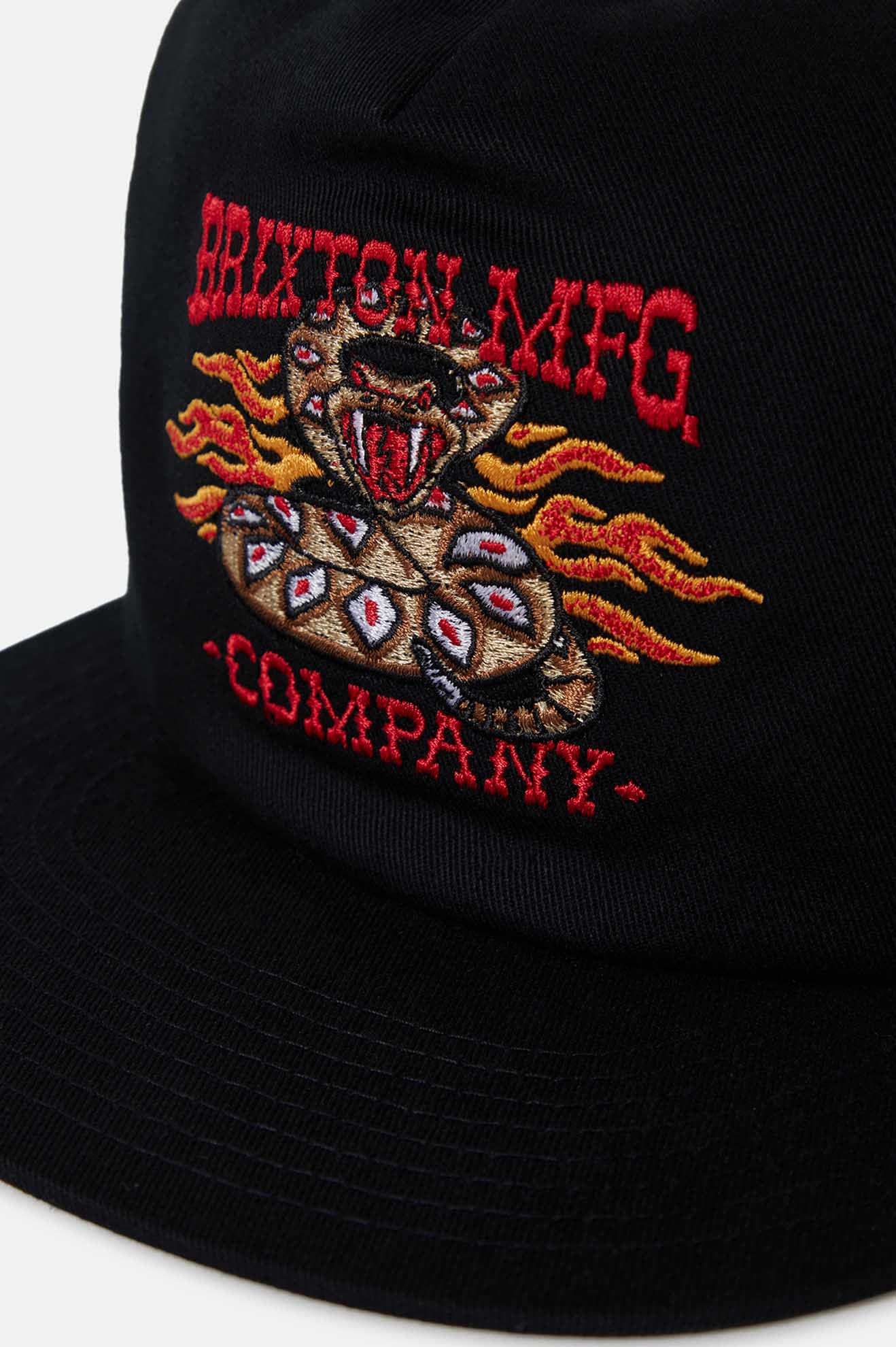 Unisex Hardee Snapback in Black