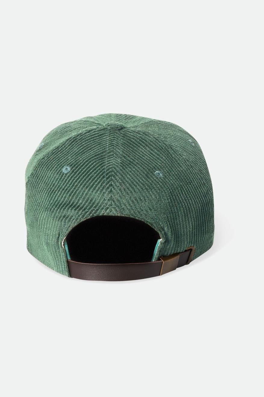 Unisex Big B Adjustable Hat in Emerald Cord