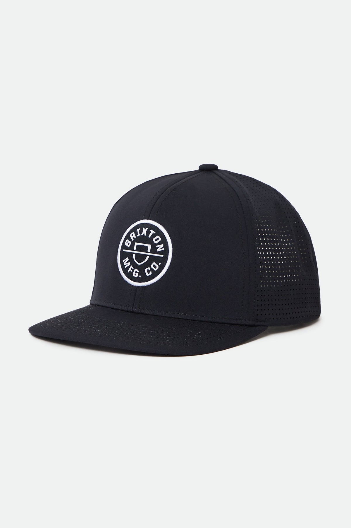 Unisex Crest Netplus Utility Snapback in Black