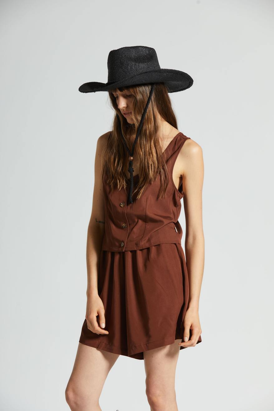 Austin Straw Cowboy Hat - Black