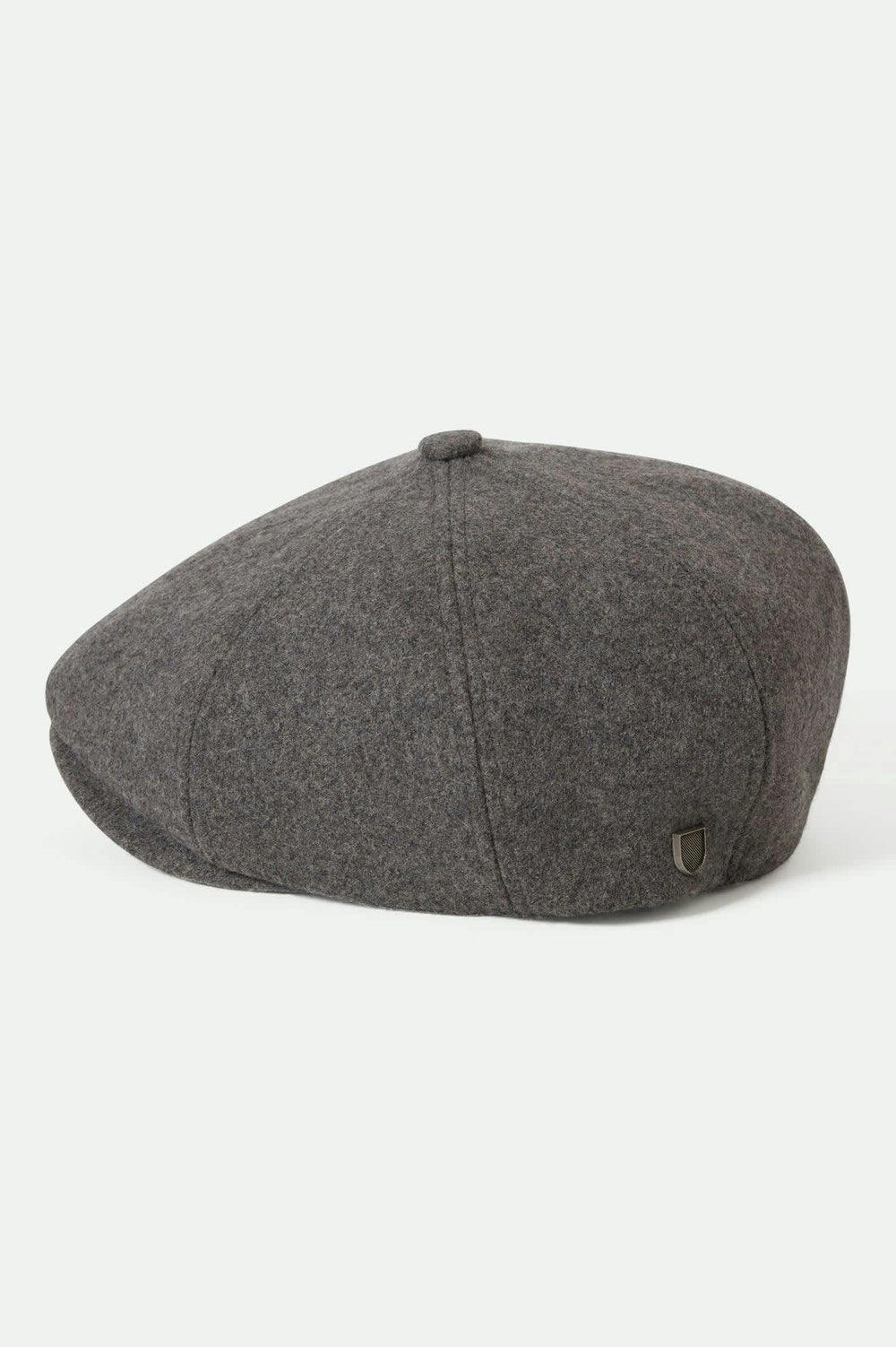 Unisex Brood Flannel Snap Cap in Dark Heather Grey/Washed Navy
