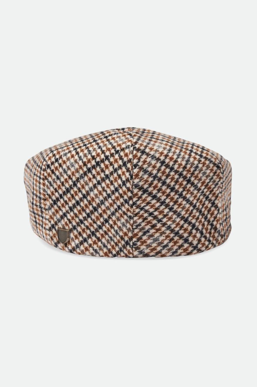 Hooligan Newsboy Snap Cap - Off White/Desert Palm