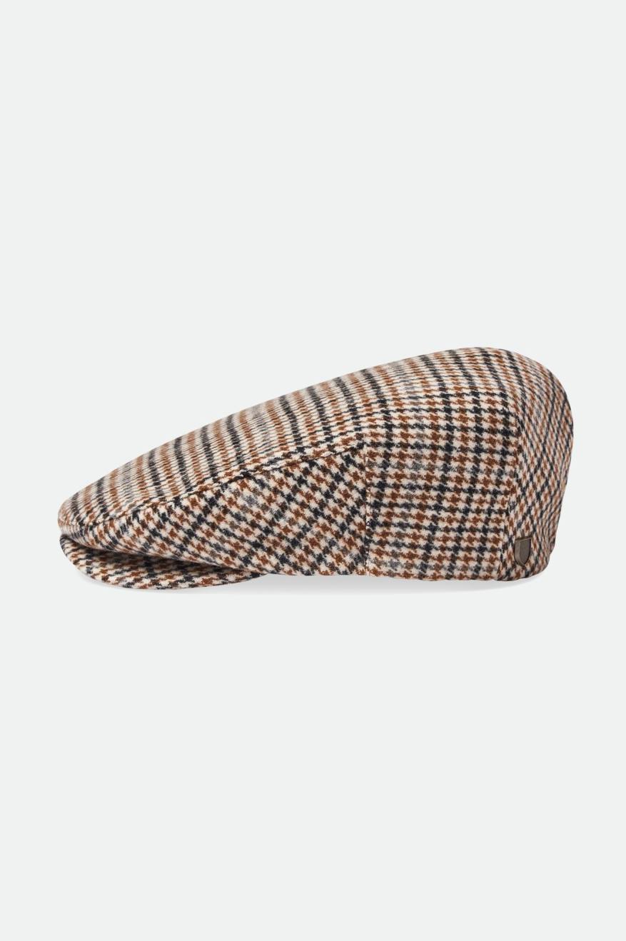 Hooligan Newsboy Snap Cap - Off White/Desert Palm