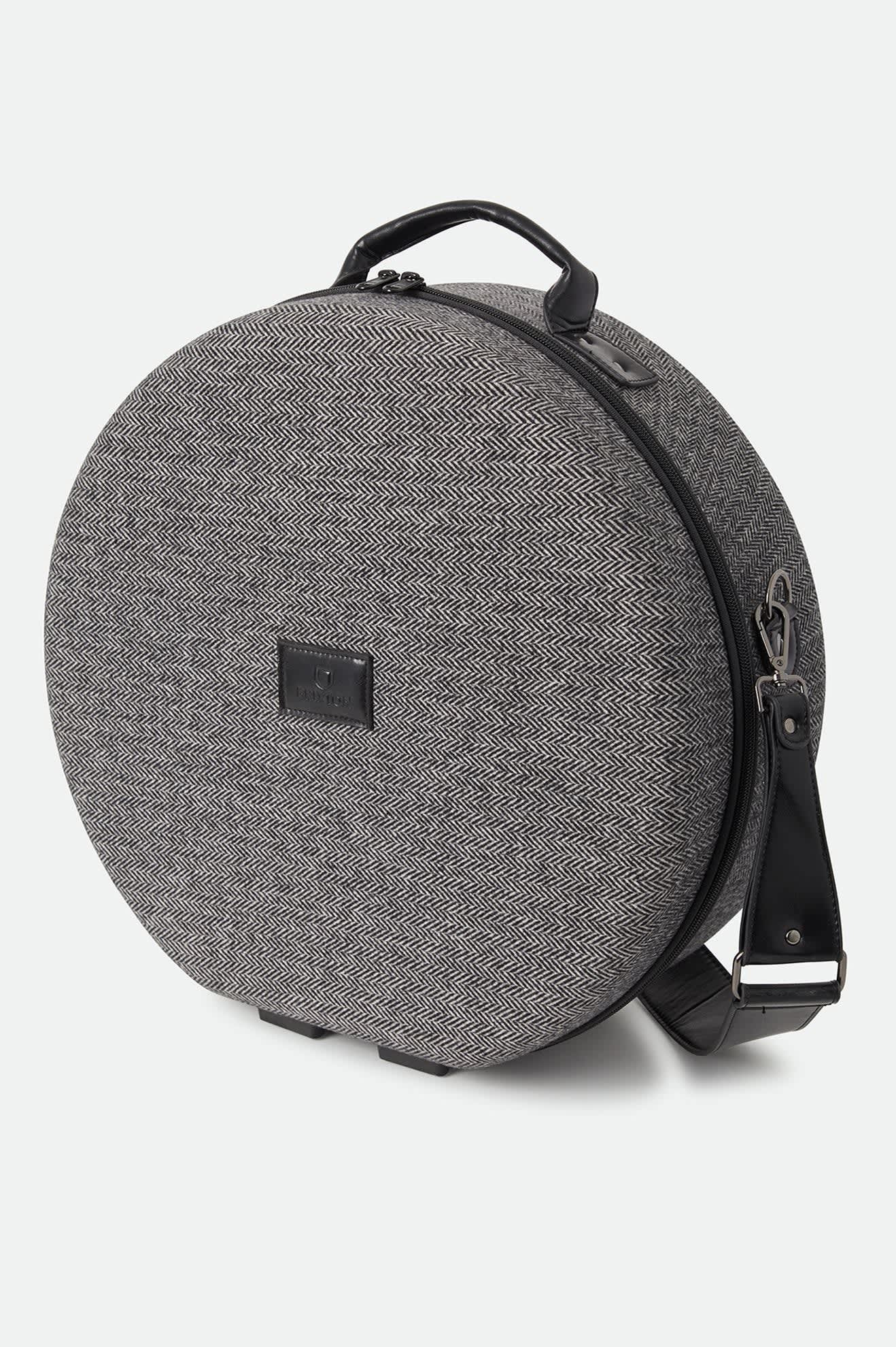 Unisex Done Proper Fedora Travel Case in Grey/Black
