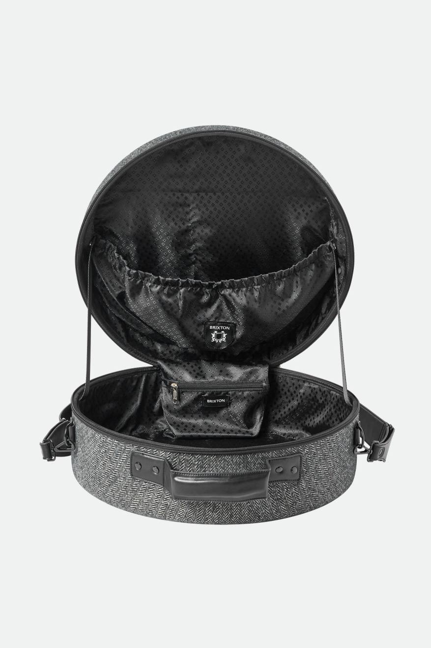 Unisex Done Proper Fedora Travel Case in Grey/Black