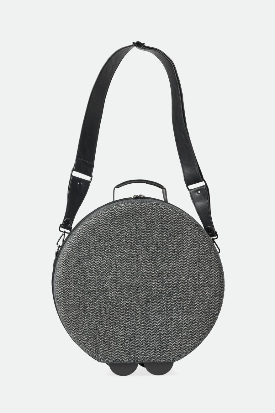Unisex Done Proper Fedora Travel Case in Grey/Black