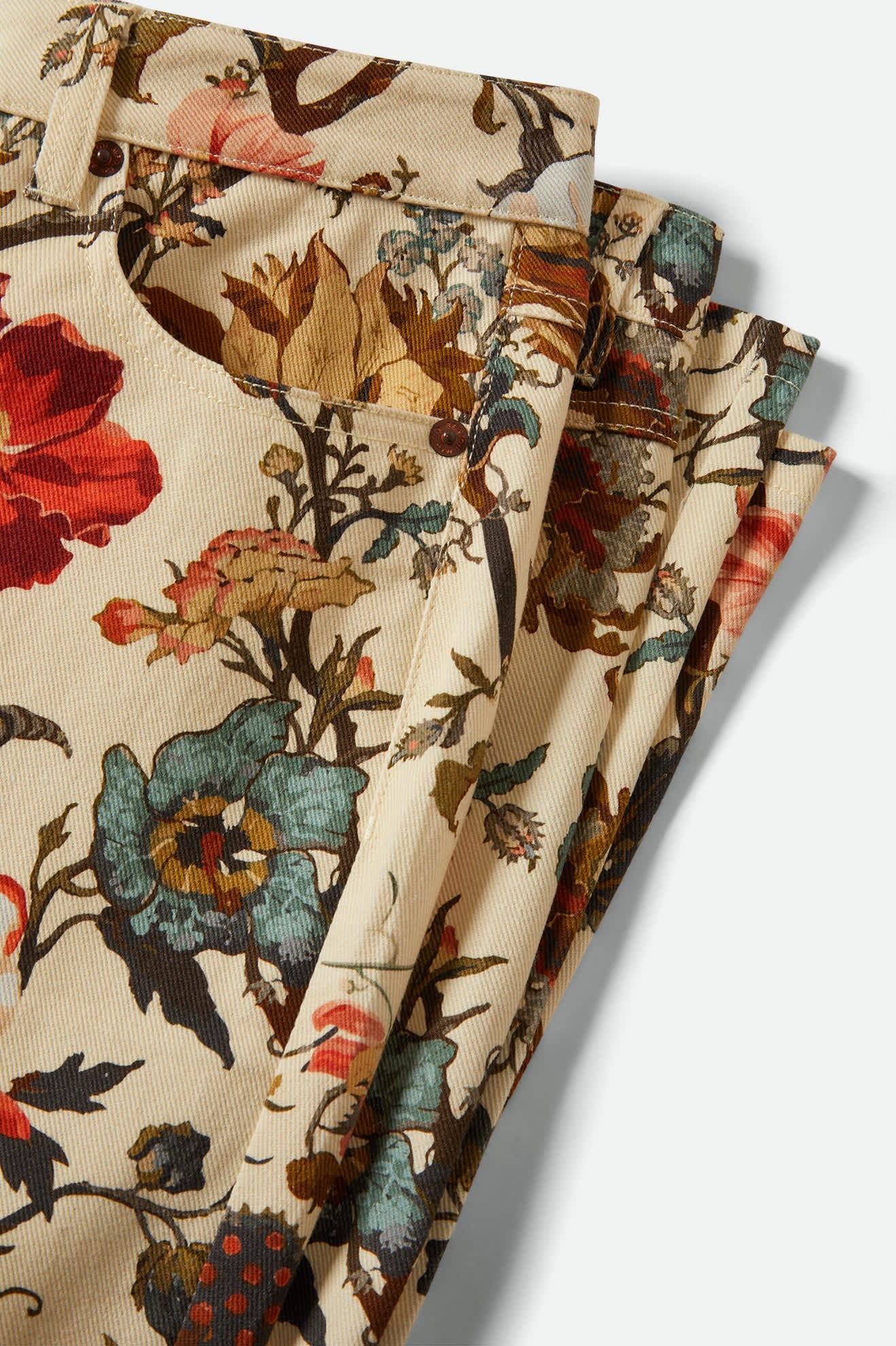 Women's Margo Cropped 5-Pocket Pant in Botanical Floral