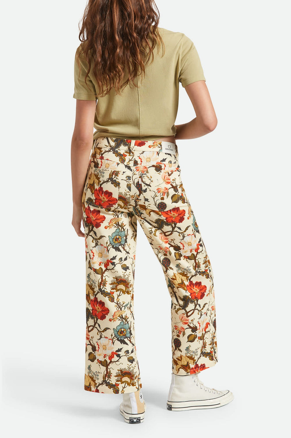 Women's Margo Cropped 5-Pocket Pant in Botanical Floral