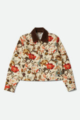 Women's Mechanics Garage Zip Jacket in Botanical Floral