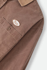 Women's Utopia Overshirt in Pinecone Brown/Sand
