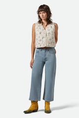 Women's Margo Cropped 5-Pocket Pant in Light Denim