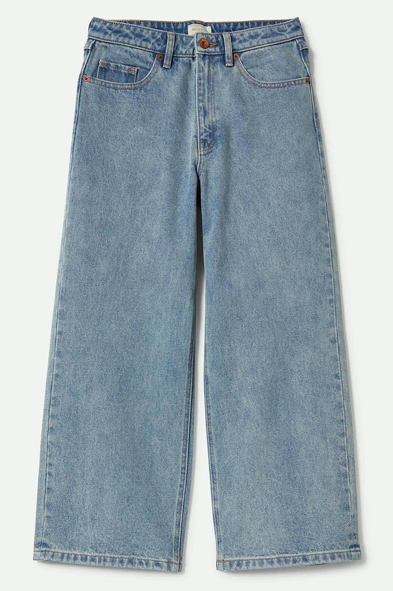 Women's Margo Cropped 5-Pocket Pant in Light Denim