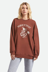 Women's Western Crew in Sepia