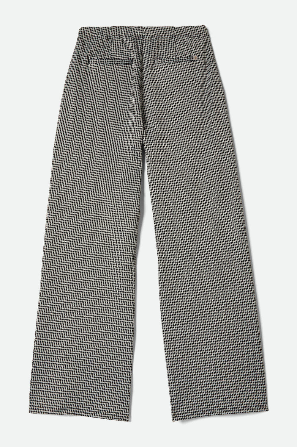 Women's Houndstooth Leisure Trouser Pant in Winter White/Black