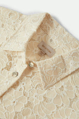 Women's East Side Boxy L/S Button Down in Whitecap