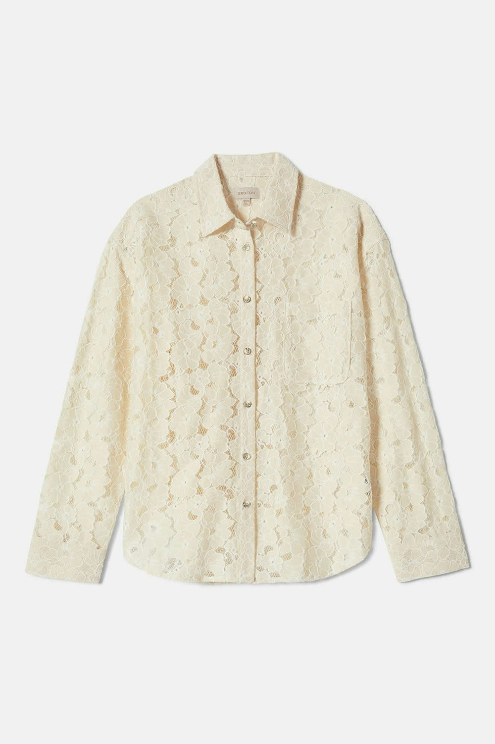 Women's East Side Boxy L/S Button Down in Whitecap