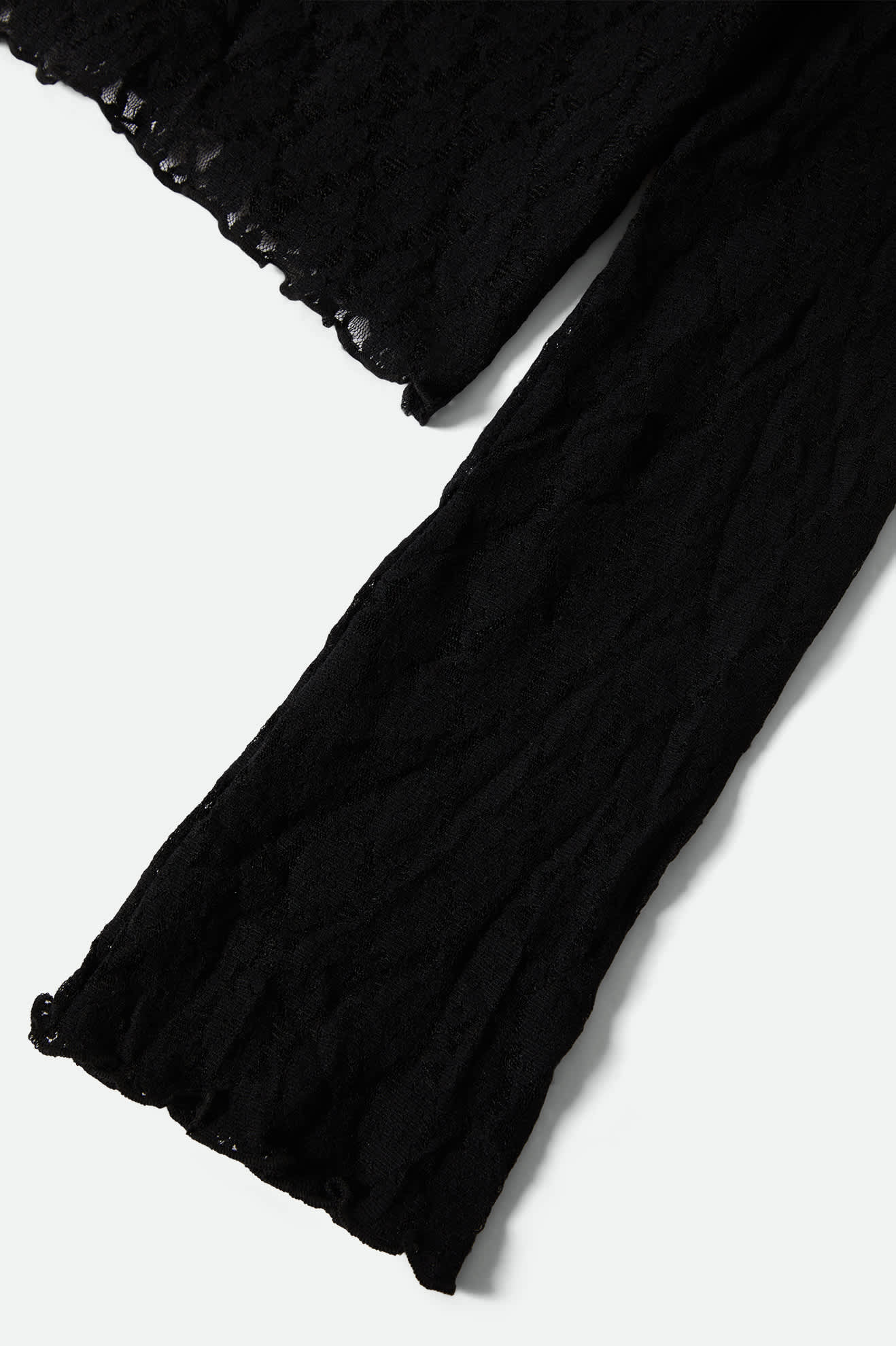 Women's Dolly Slim Long Sleeve Knit T-Shirt in Black