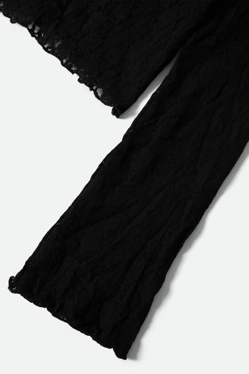 Women's Dolly Slim Long Sleeve Knit T-Shirt in Black