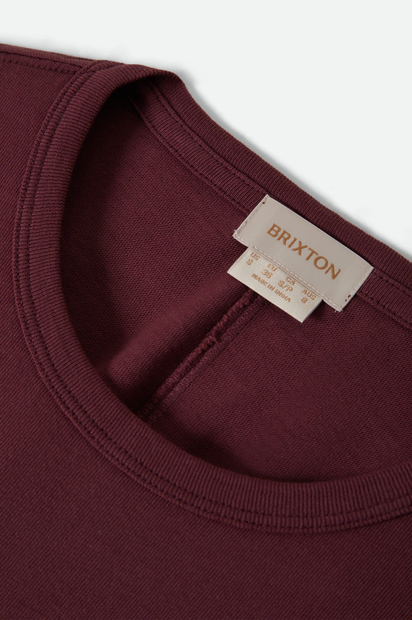 Women's Carefree Organic Garment Dye Perfect T-Shirt in Port