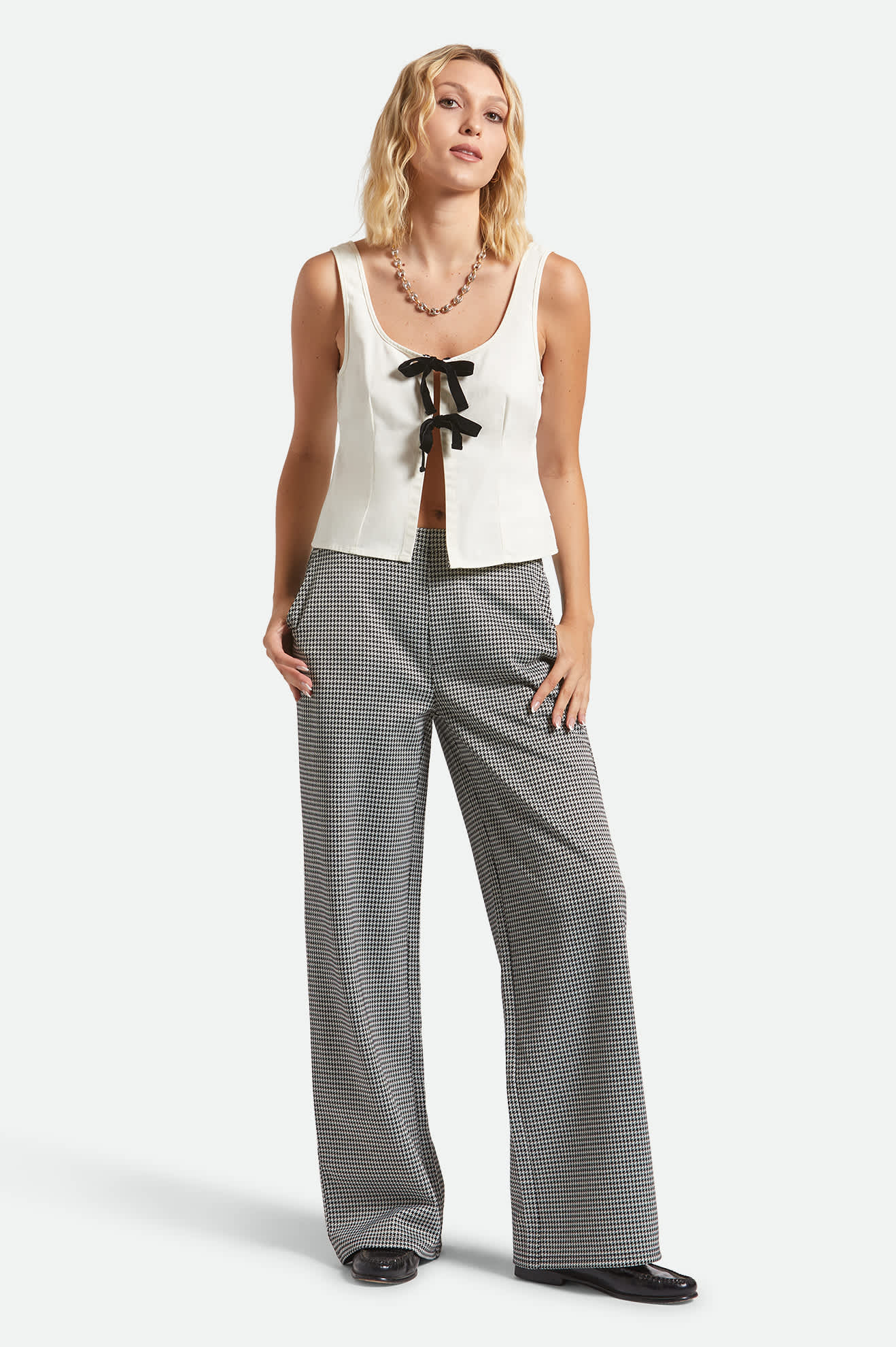 Women's Magnolia Tie Top in Off White