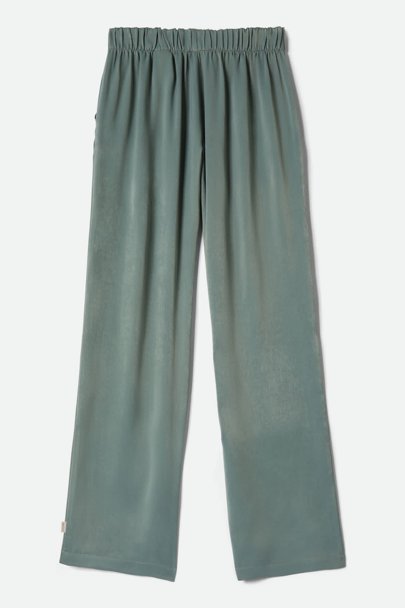 Women's Soho Silky Pant in Blue Green Shine