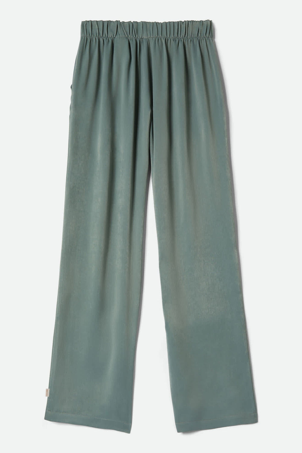 Women's Soho Silky Pant in Blue Green Shine