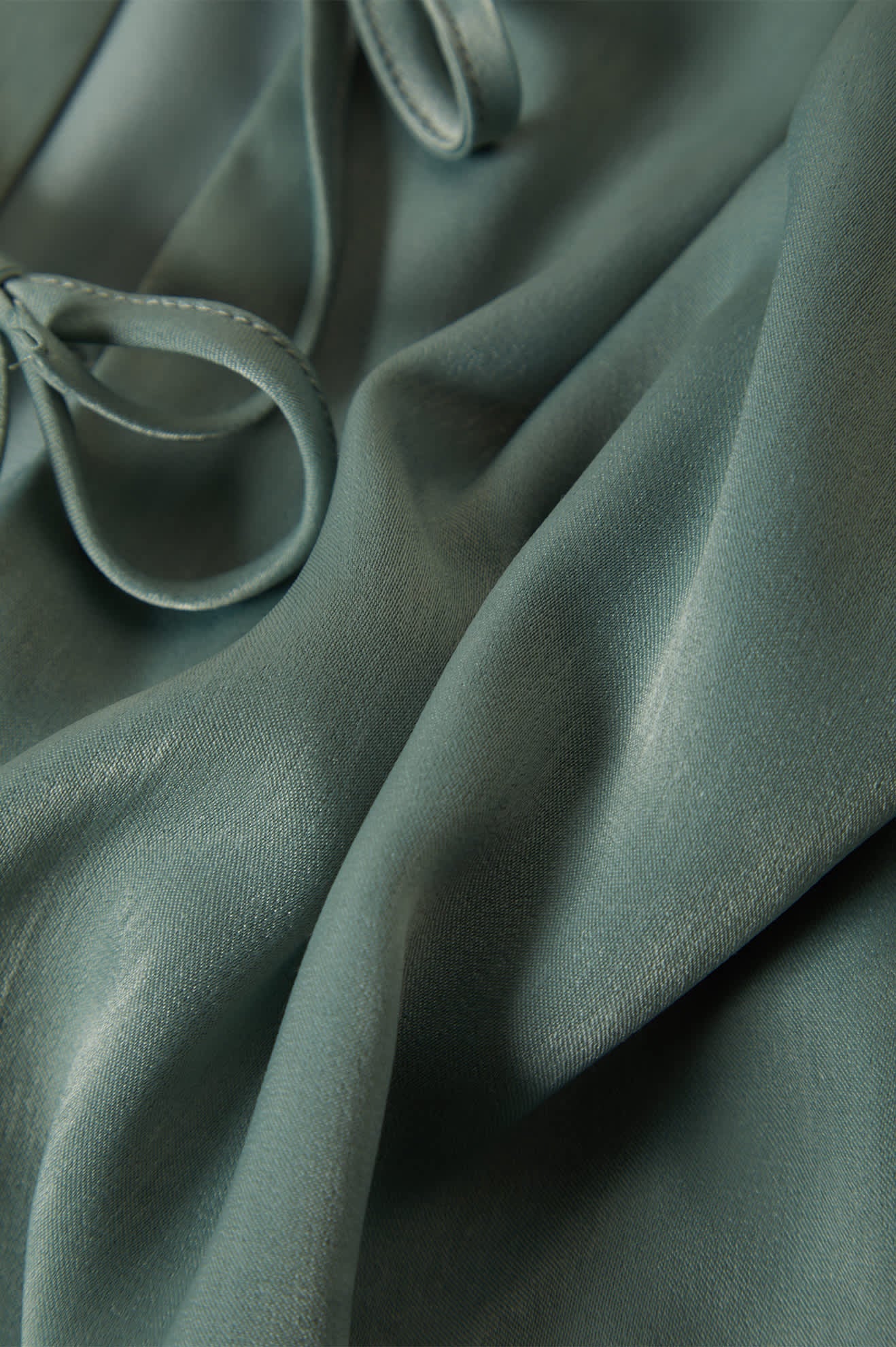 Women's Soho Silky Top in Blue Green Shine