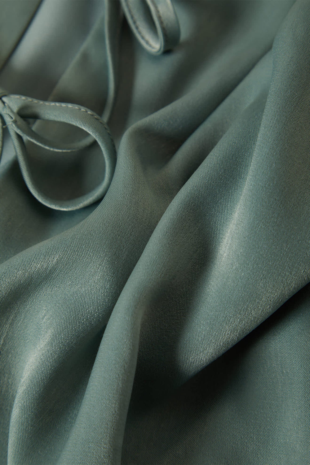 Women's Soho Silky Top in Blue Green Shine