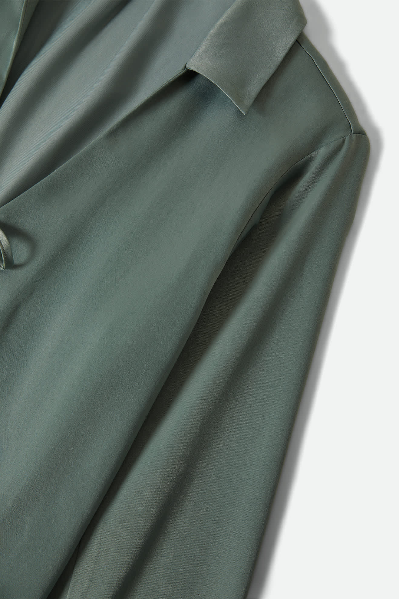 Women's Soho Silky Top in Blue Green Shine