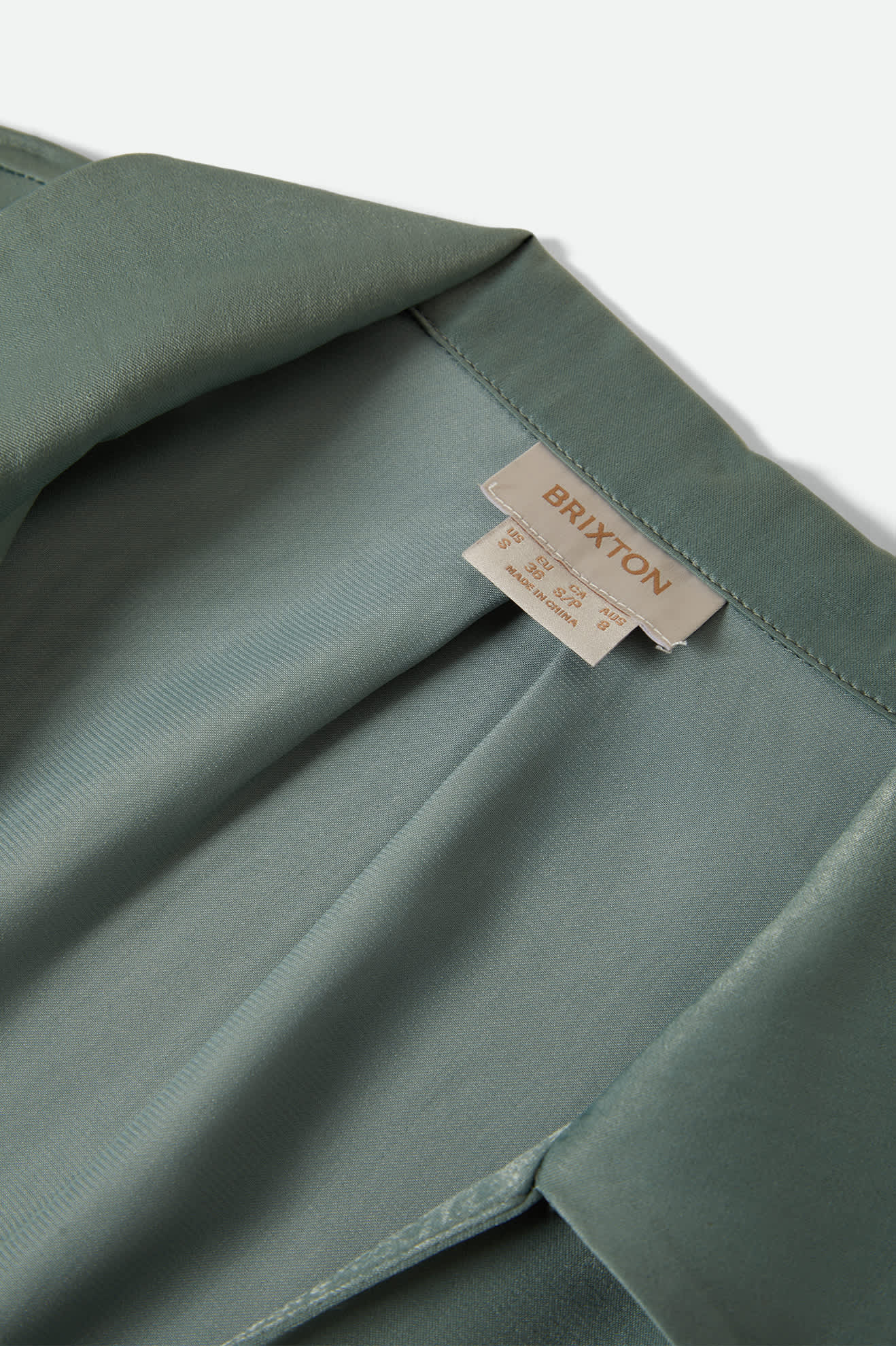 Women's Soho Silky Top in Blue Green Shine