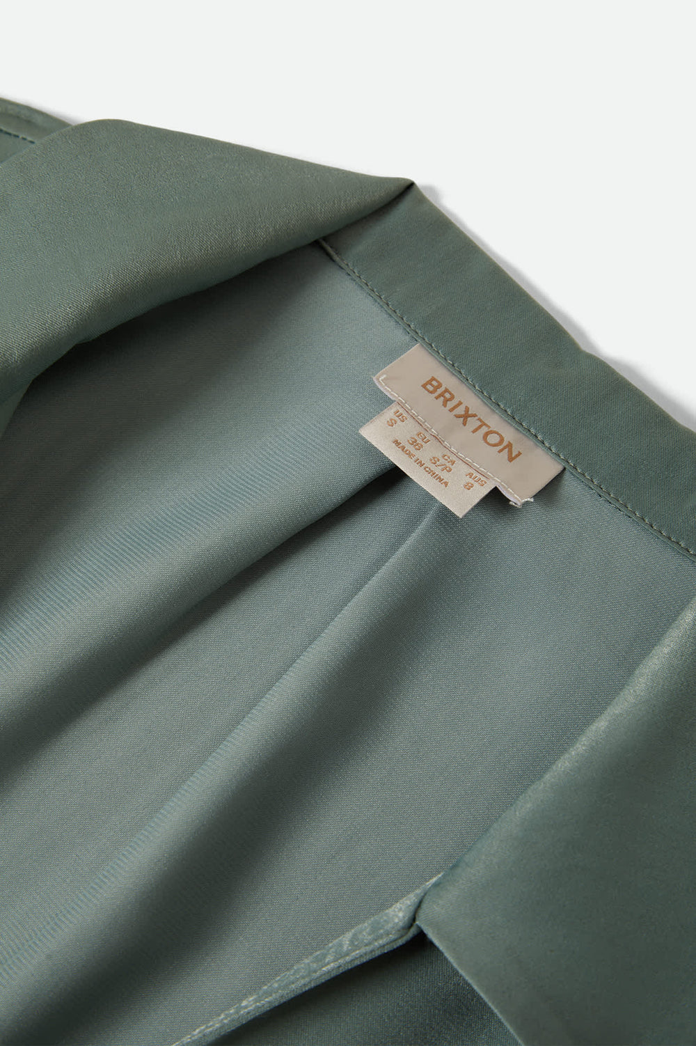 Women's Soho Silky Top in Blue Green Shine