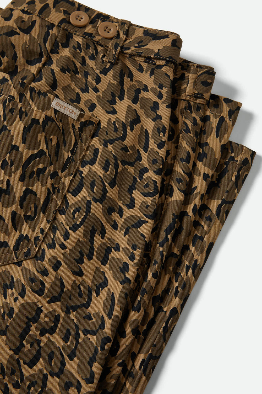 Women's Jane Utility Wide Leg Pant in Brown Cheetah