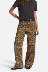 Women's Jane Utility Wide Leg Pant in Brown Cheetah