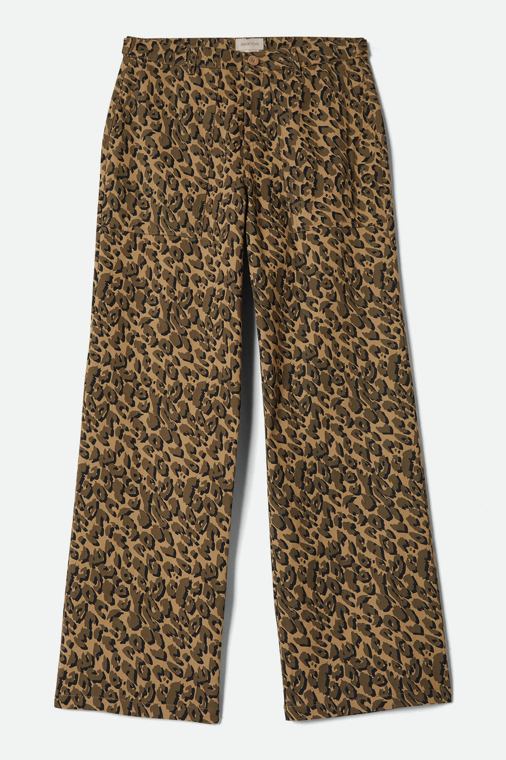 Women's Jane Utility Wide Leg Pant in Brown Cheetah