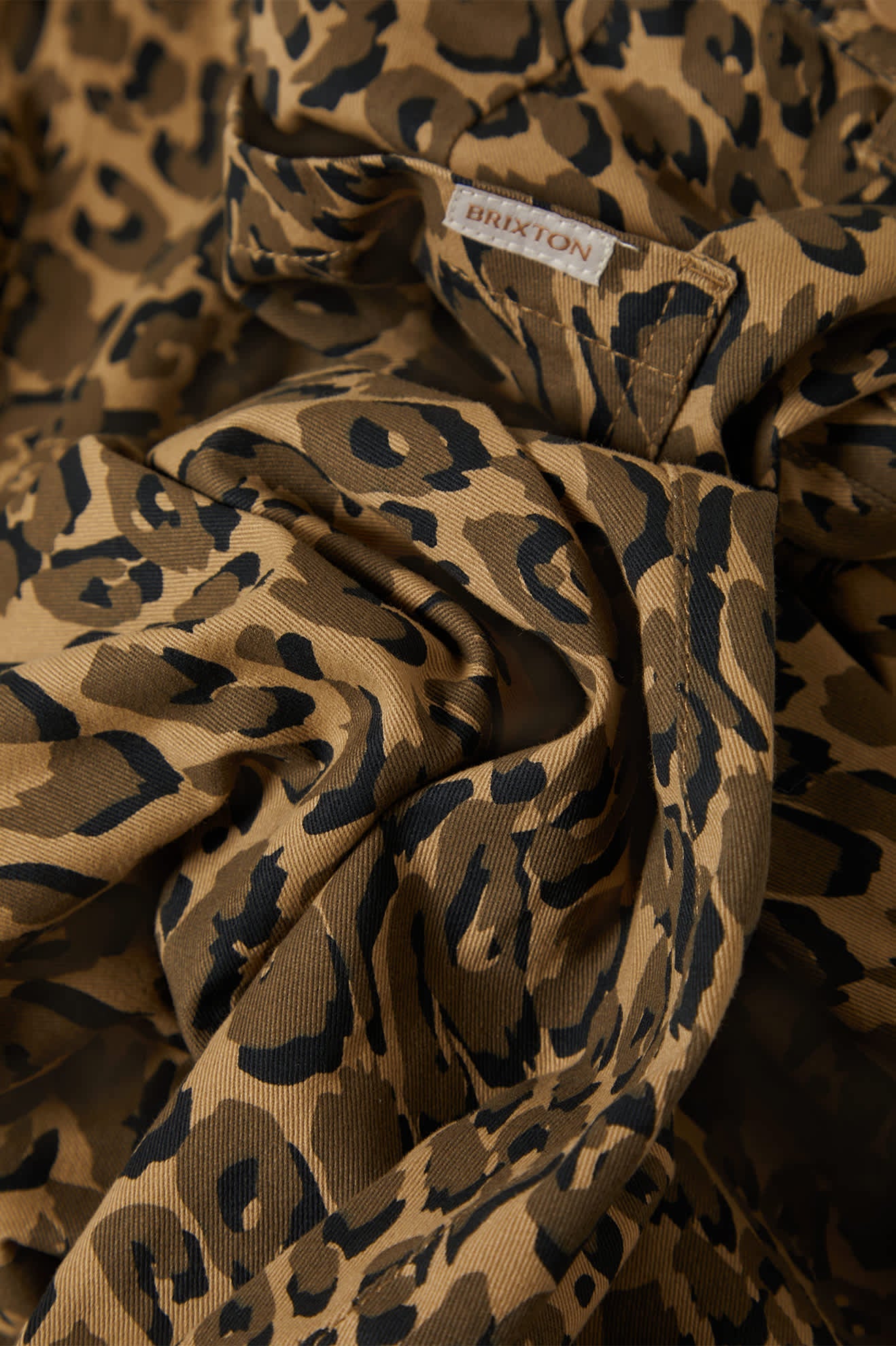 Women's Jane Utility Wide Leg Pant in Brown Cheetah