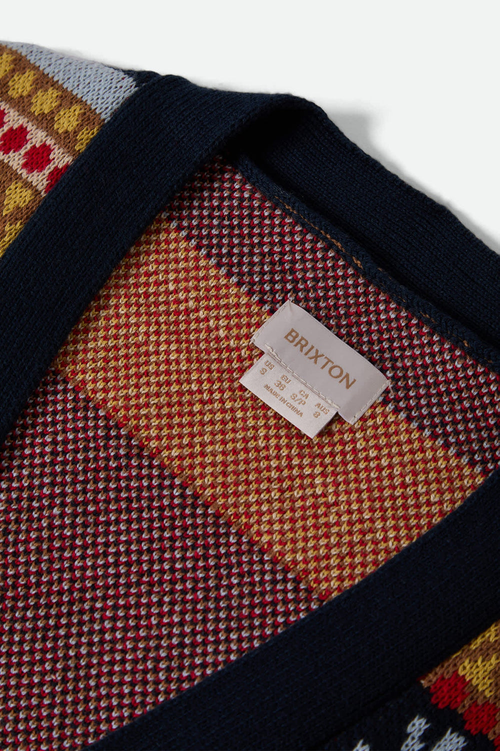 Women's Winter Racing Cardigan in Multi Racing Stripe