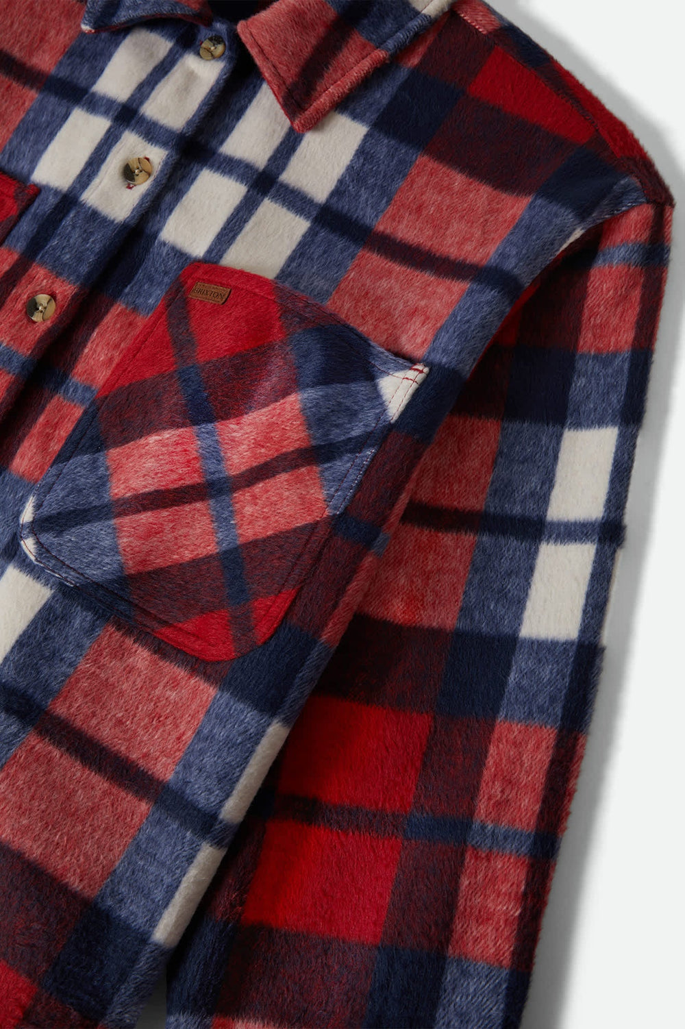 Women's Bowery Soft Brushed Flannel in Adrenaline Rush/Navy