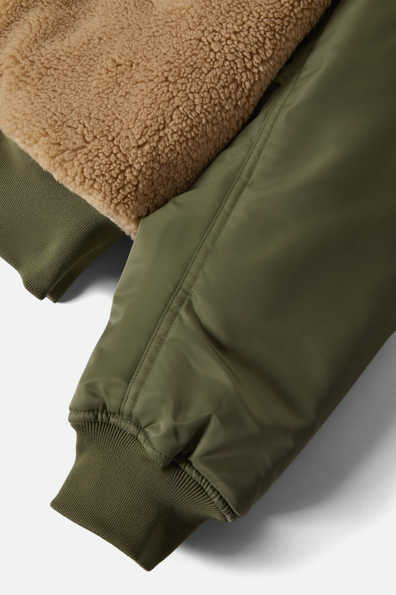 Women's Sherpa Surplus Bomber Jacket in Olive Surplus