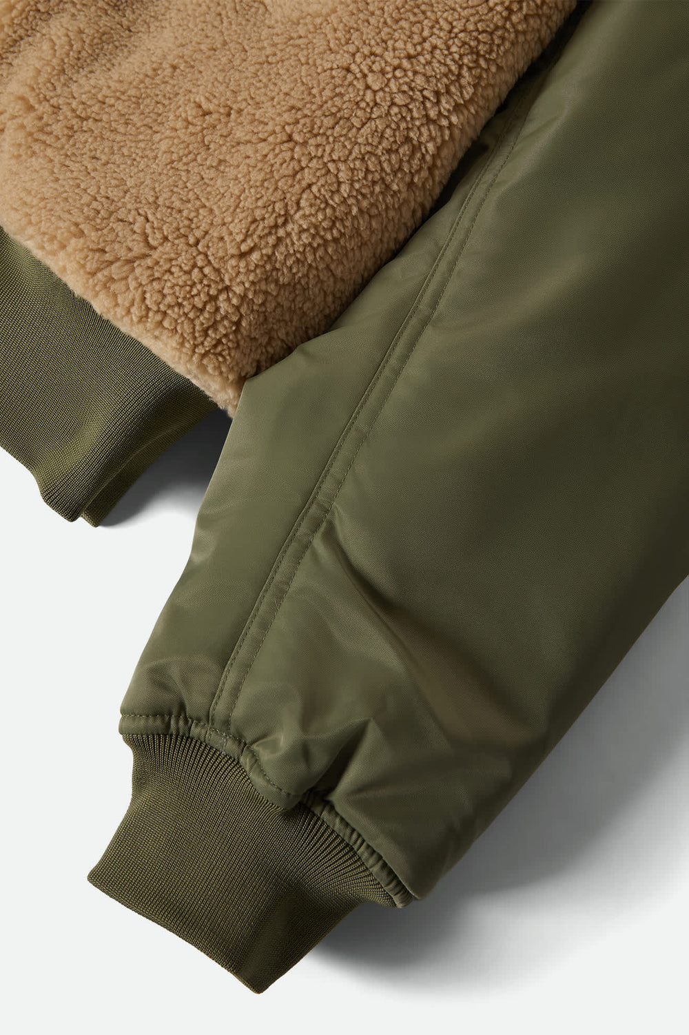 Women's Sherpa Surplus Bomber Jacket in Olive Surplus