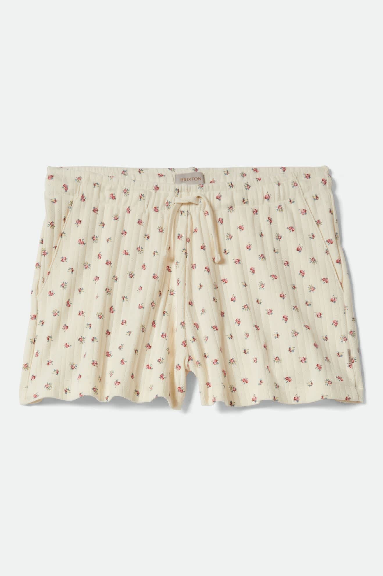 Women's Off Duty Lounge Short in Floral Pointelle