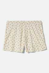 Women's Off Duty Lounge Short in Floral Pointelle