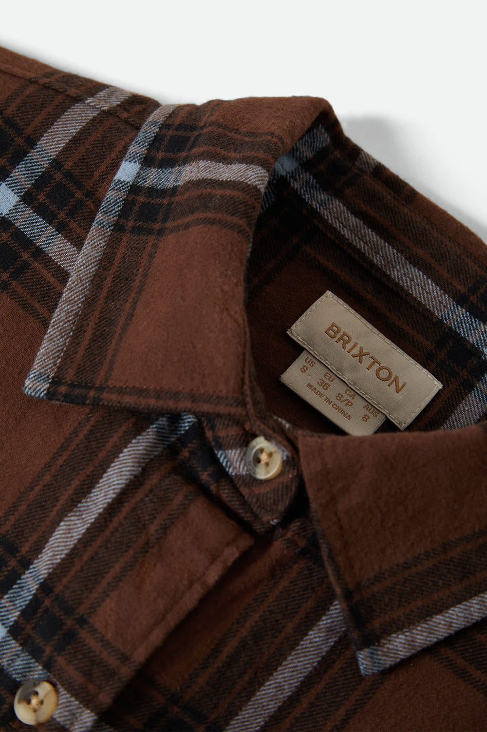 Women's Bowery Vintage Overshirt in Pinecone Brown/Black/Borrowed Blue