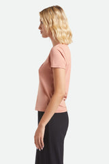 Women's Tossed Dice Crew T-Shirt in Italian Clay