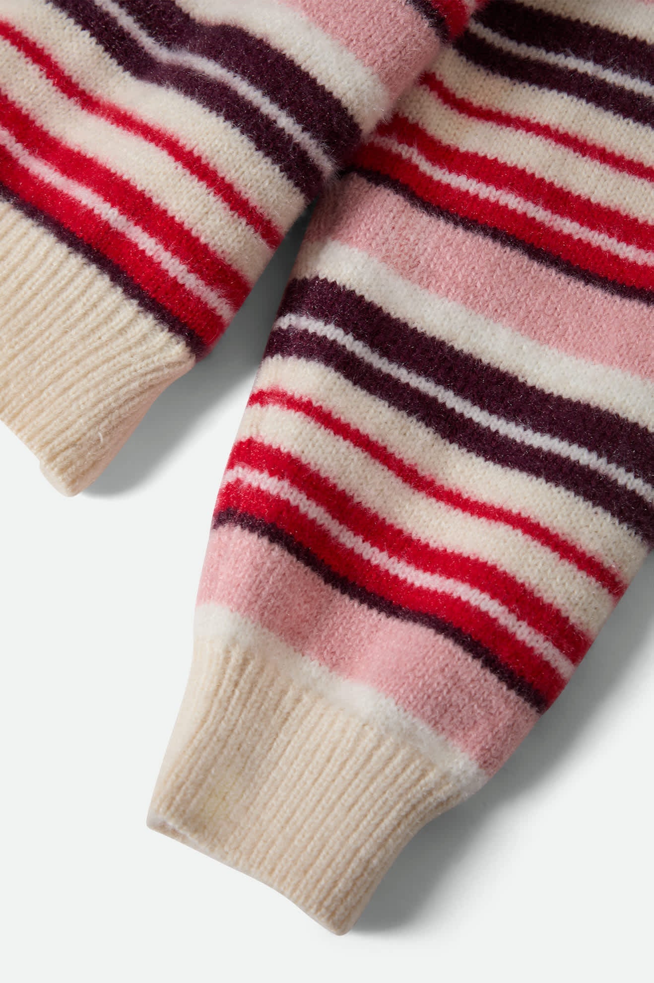 Women's Cozy Crew Sweater in Multi Stripe