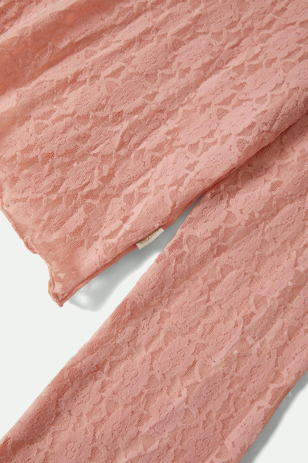 Women's Dolly Slim Long Sleeve Knit T-Shirt in Mellow Rose