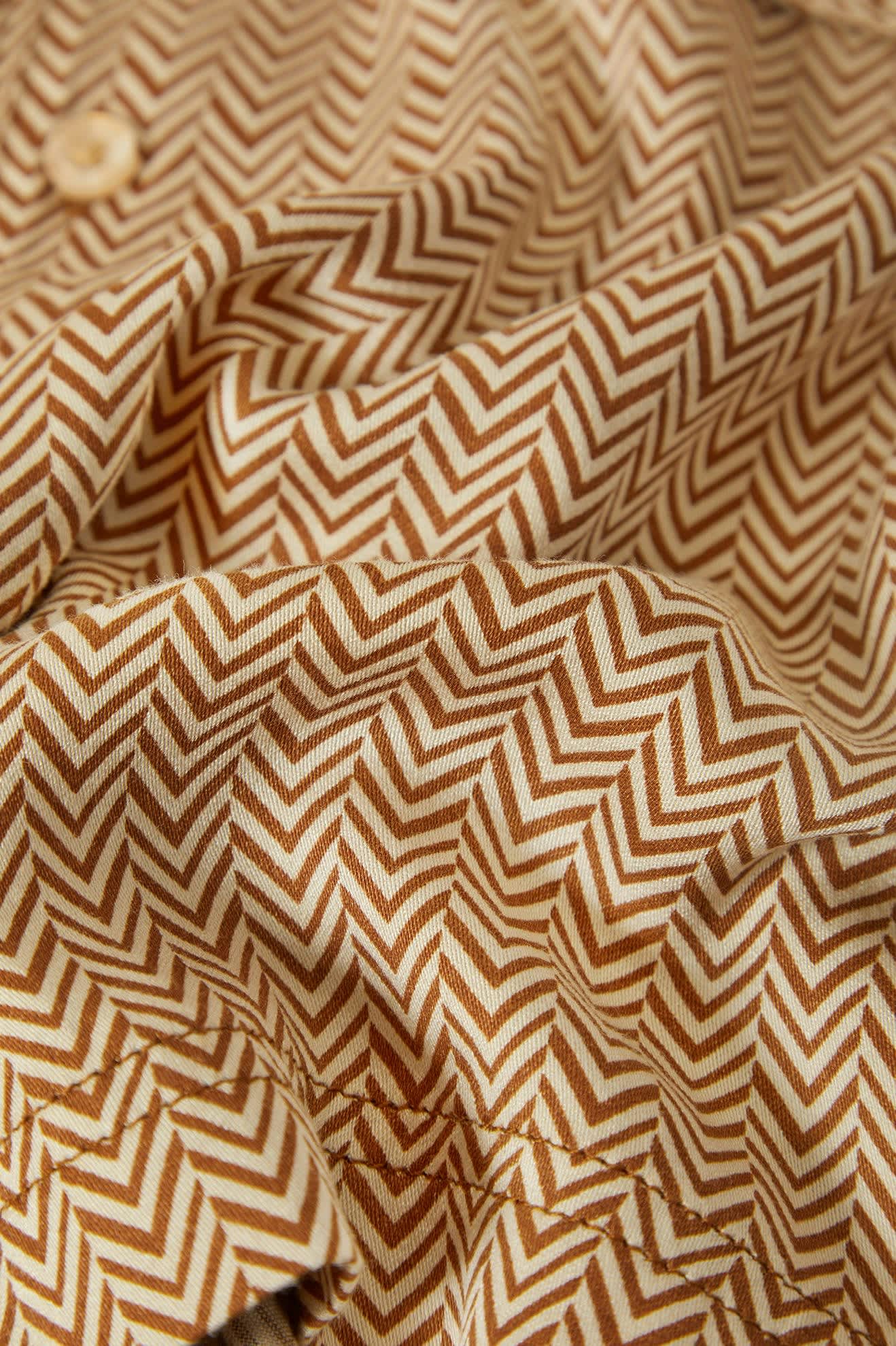 Women's Hudson Lounge Short Sleeve Shirt in Washed Copper/Whitecap