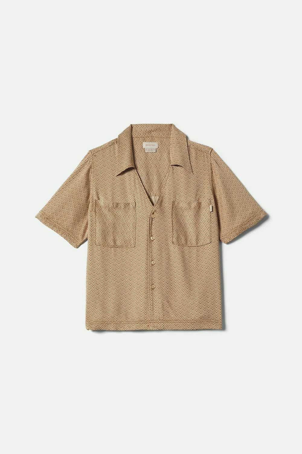 Women's Hudson Lounge Short Sleeve Shirt in Washed Copper/Whitecap