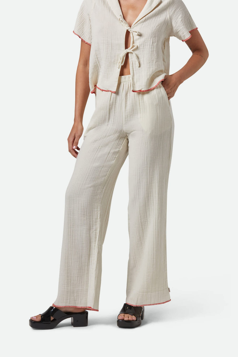 Women's Wandering Hudson Lounge Pant in Off White