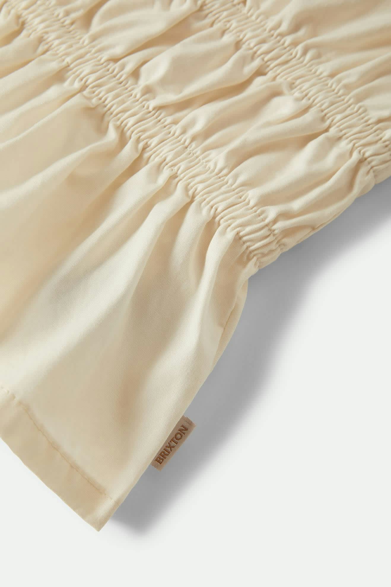 Women's Eden Smocked Top in Off White